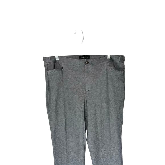 Talbots Lexington Pants Gray Office Work Career Business Skinny Leg Size 14 - Picture 3 of 14